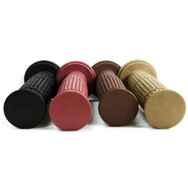 Rubber 22mm Handgrips Motorcycle Replacement Parts Red Color For Chooper Bike