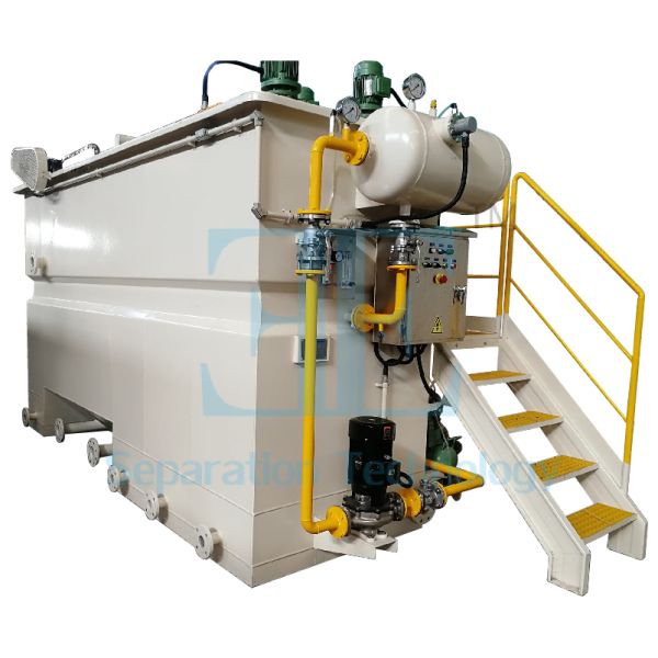 DAF System Dissolved Air Flotation for Printing and Dyeing Wastewater Treatment with 3600*1700*1850mm Specification and Low Investment