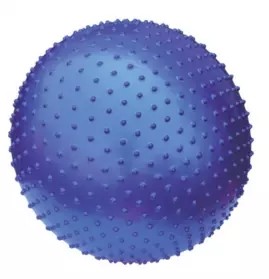 PVC Blue Massage Ball , OEM Pilates Yoga Ball Environmentally Friendly