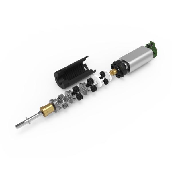 Laboratory Automation Micro Planetary Gearbox Dia 8mm 74rpm Brushed Stepper Motor