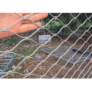 Stainless Steel 304/316 7*7 Zoo Wire Mesh Fence Green Wall Mesh Safety Net Stainless Steel Rope Mesh