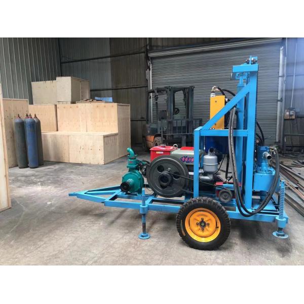 Flexible Movement Hydraulic Water Well Drilling Rig With 1.5m Drill Rod