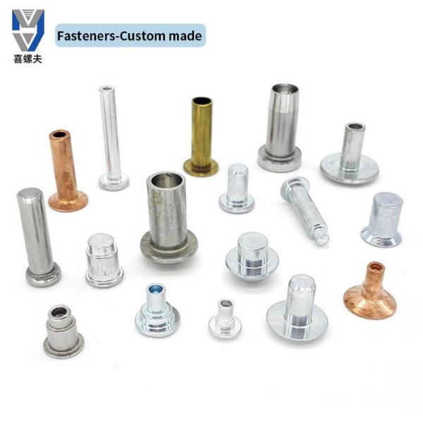 Flat head flat head half round head solid hollow copper stainless steel rivet