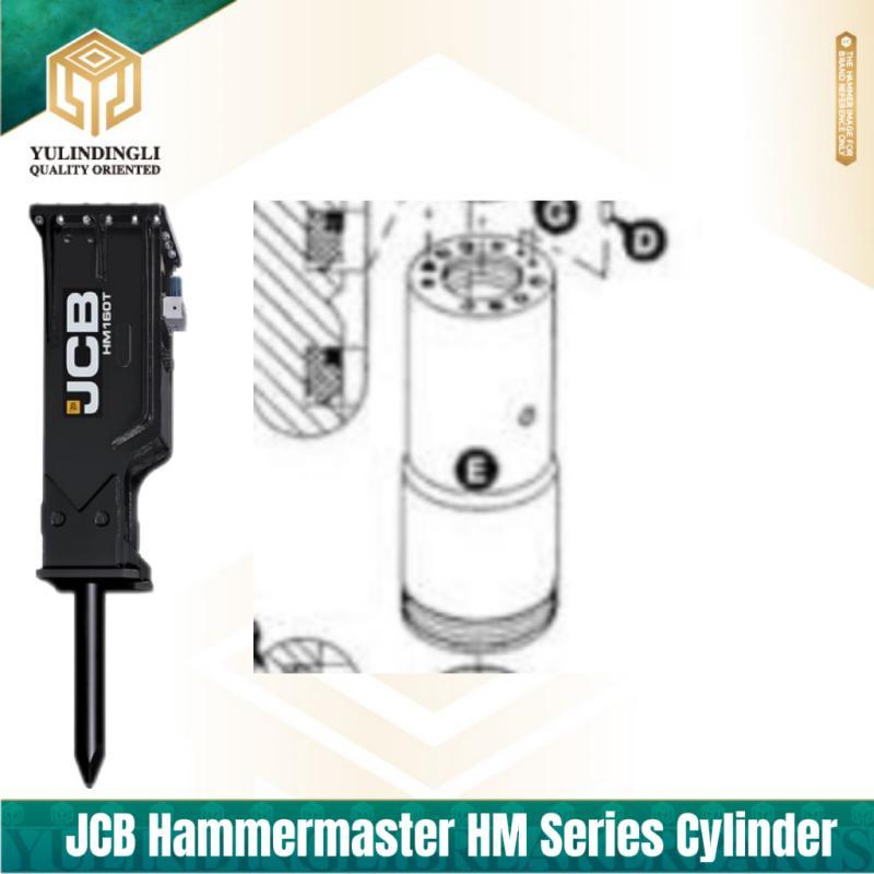 Hammermaster JCB Hydraulic Breaker Parts Cylinder 42CrMo Forged Alloy Steel