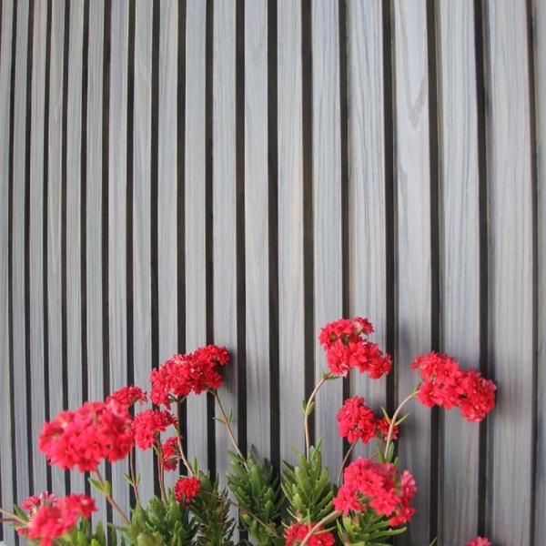 High Strength Composite Exterior Cladding Non Toxic Pollution Smoke Gray