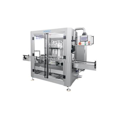 Automatic Food Grade SIEMENS HMI Mutiple Heads Piston Jam Paste Filling Machine