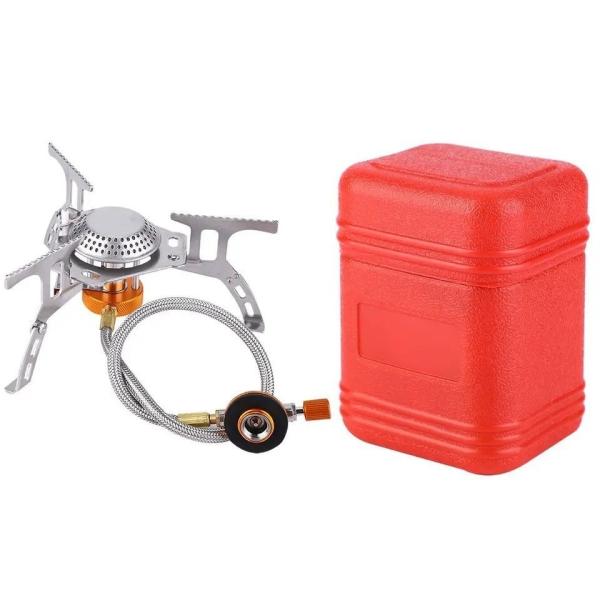 Affordable and Compact Butane Gas Furnace Cooking Stove for Outdoor Activities