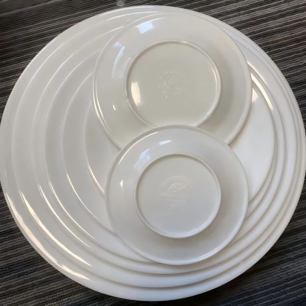 Eco-Friendly Food Grade White Melamine Dinnerware Sets For Hotel