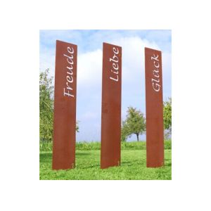 Логотип Кортен на открытом воздухе украшения изготовленный на заказ стальной, изготовленный на заказ логотип