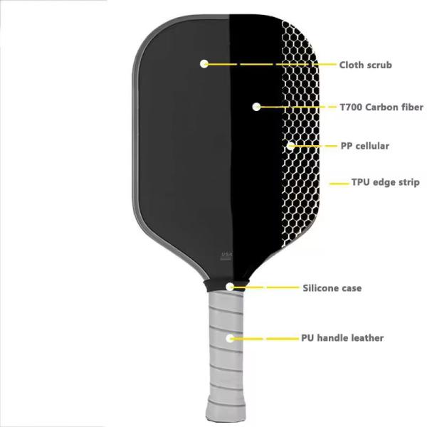 Thermoformed pickleball paddle the perfect balance of strength and agility