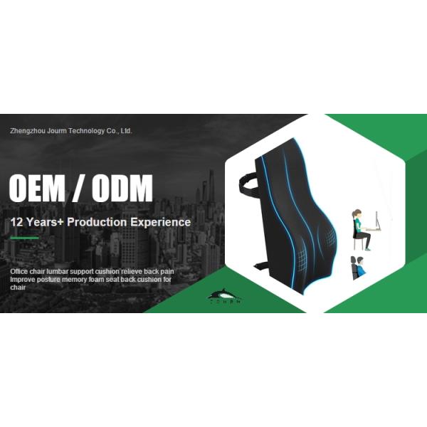 Modern Style Office Chair Lumbar Support Cushion Relieve Back Pain and Improve Posture