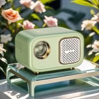 K1 Vert 720P Mini Projecteur Android 11.0 Smart Flip Projecteur
