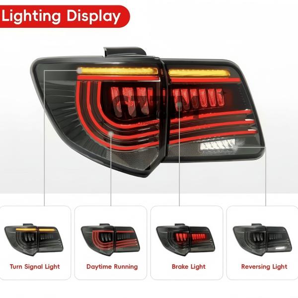 Lampes à LED LAMPE de fond avec le signal de virage ambre Toyota Fortuner 2011 2012 2013 2014 2015