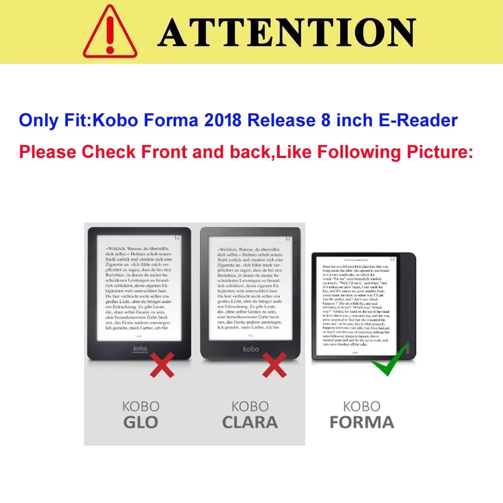 Protective Case Spot PU Leather & TPU Soft Case for Kobo Forma 8inch N782 Transformers Reading & Sleeping