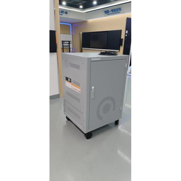 AC Charging DC Charging And USB Type-A Type-C Vault Storage IPad Charging Cabinet With Wheels
