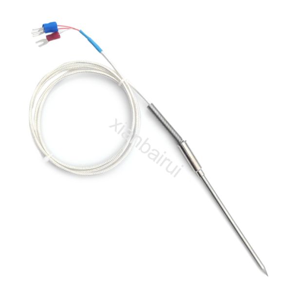 3 Wire Industrial Stainless Steel Probe Temperature Thermocouple Type K  Rtd Sensor Pt100