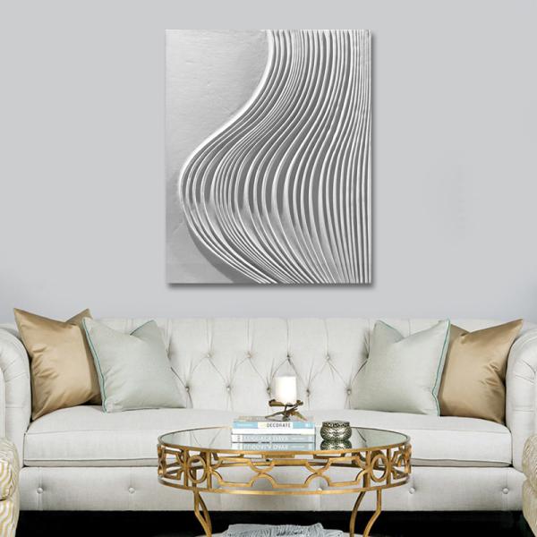 100% artesanal pintura de artista blanco grabado artesanía para interiores arte decoraciones de paredes