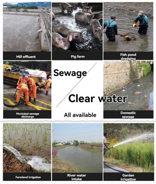 Cast Iron Submersible Municipal Sewage Pump For Domestic Utilities