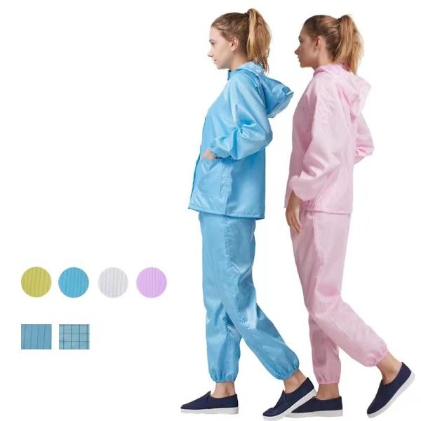 Таможня мантии халата ESD чистой комнаты анти- статическая водоустойчивая с длинным рукавом