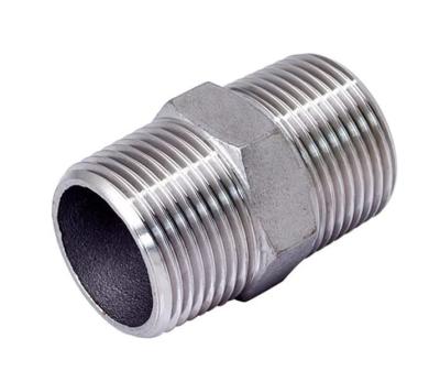 Encaixe de tubulação 316 de aço inoxidável forjado 3/4 homem do NPT X 3/4 homem do NPT