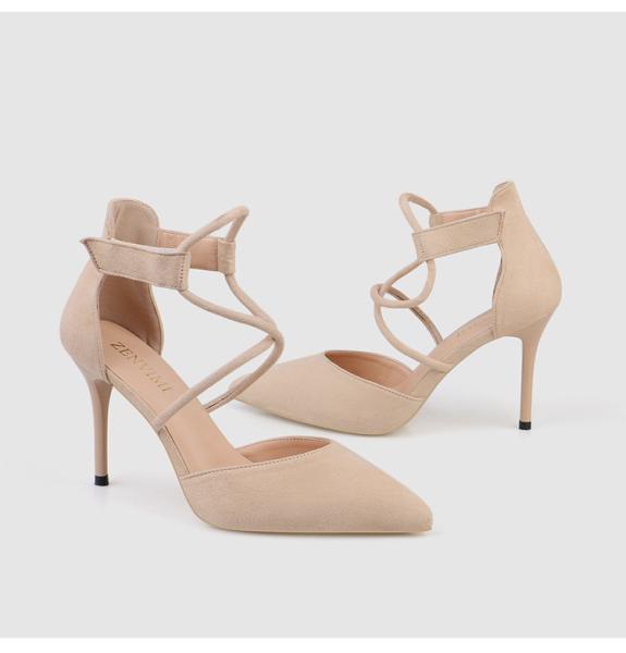 ZM030 289-12 2020 Summer New Style Cross Strap Sexy High Heel Ladies Sandals Women'S Single Shoes Wholesale