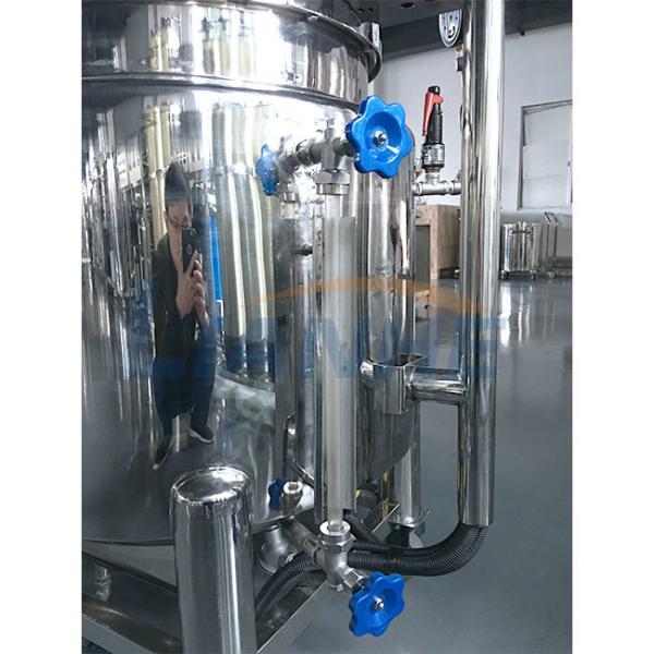 homogenizador do misturador do vácuo de 100L ABB, máquina de fatura líquida da lavagem da louça do vapor