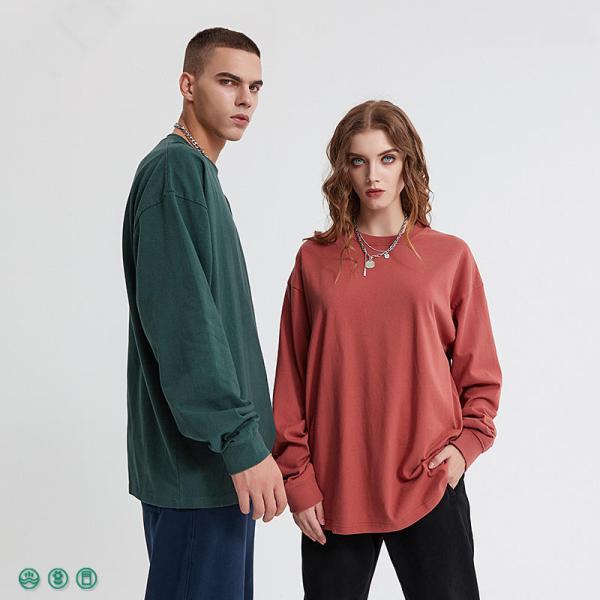 Embossed Personalised Embroidered Sweatshirts Customized Color Unlined