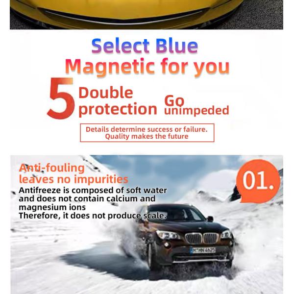 Agrega refrigerante anticongelante sintético orgánico OAR al tanque de agua para un rendimiento óptimo