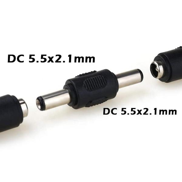 12V 24V  Male Female 2.1x5.5mm 2.5x5.5mm DC Barrel Jack Power Connector Adapter