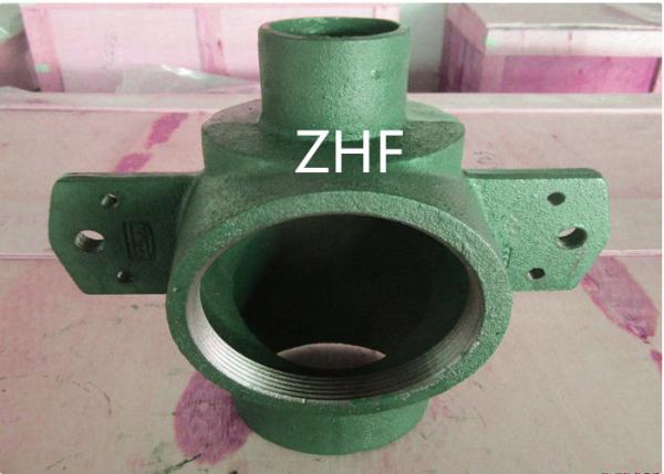 No Hub Body Cast Iron Drainage Products With W/ 2 Vent High Strength