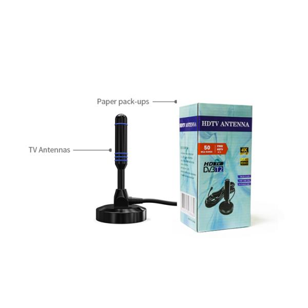 28dBi Gain 250*220MM Активный морской алюминий Усиленный TNT Balun Lug Моторные части Конвертер для внутренней телевизионной антенны