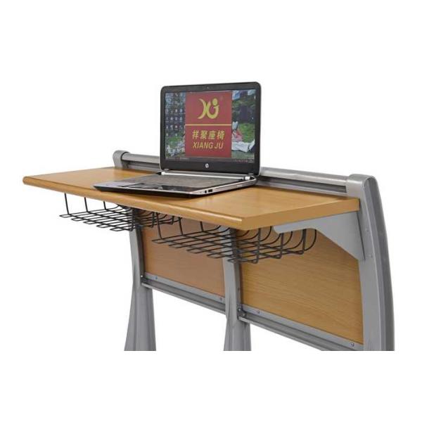 Folded Lecture Hall Seating With Desk , School Furniture Lecture Room Chairs