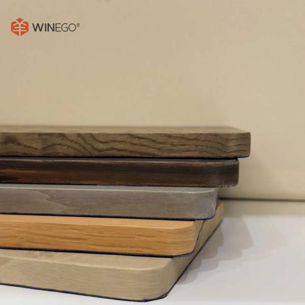 Painéis de azulejos de parede laminados de grãos retos American Red Oak Interior Decorativo