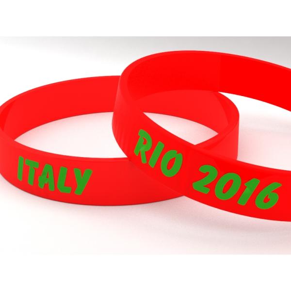 Silicone wristband bracelet Rio 2016 Brazil Olympics souvenir promotion gifts