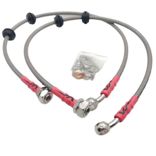 Линия тормоза выпуклого сопла гибкая стальная заплетенная для поставлять рабочей жидкости для гидравлического тормоза