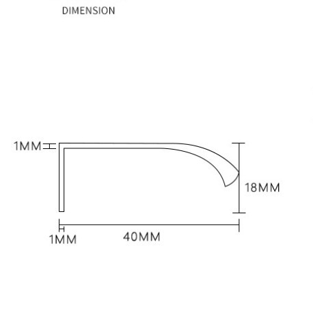 Alumínio longo escondido vestuário dos punhos 1000mm da tração do armário do arco da mobília