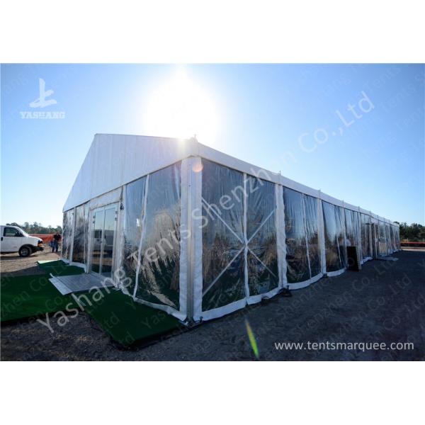 16M Wide Transparent Pvc Wall Outdoor Party Tents , Wind Resistant Garden Party Marquee
