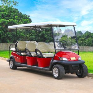 Steel Chassis 24KM/H 8 Seater Club Cruiser Electric Golf Carts