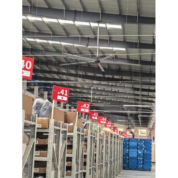 PMSM Motor Industrial Ceiling Fan Low Noise Cooling Fan for Logistics Center