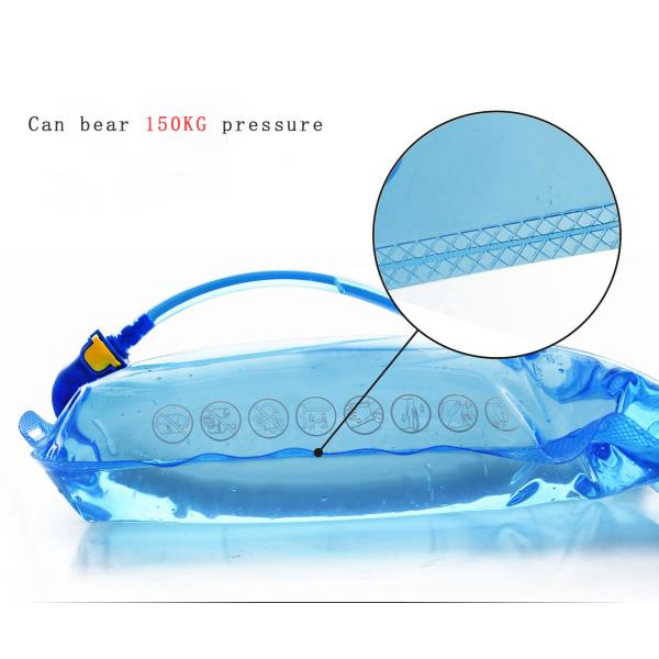 Custom Folding Water Bag , Outdoor Sports PEVA Water Bladder OEM Accepted