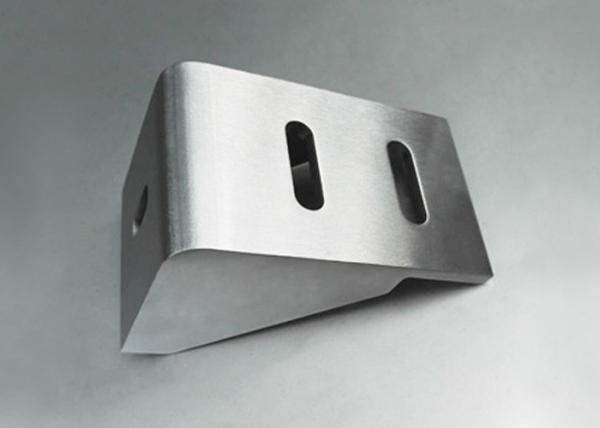 Silver Stainless Steel Construction Products , Stainless Steel Mounting Brackets GB Approved