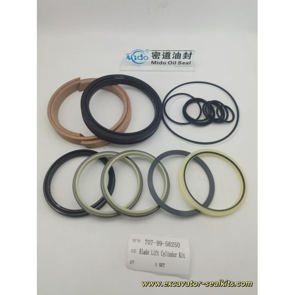 Premium OEM Replacement Seal Kit for 707-99-56250 Blade Lift Hydraulic Cylinder Seal Kit