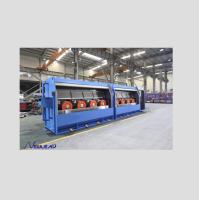 Cobre de recozimento 700kw Rod Breakdown Machine do Spooler dobro