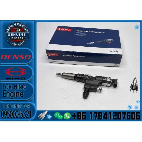 el motor diesel Nuevo 095000-5320 095000-5321 095000-5322 9709500-532 095000-8690 Inyector de combustible para el ferrocarril común para H-ino 300/Juguetes D