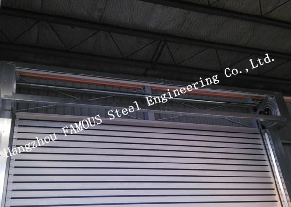 Indoors PVC Fast Rapid Rise Door And Outdoors Hard Metal High Speed Rolling Shutter Door