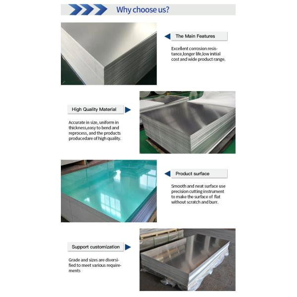 3 X 1250 X 2500mm 1050 Aluminum Alloy Sheet H14 H24 3mm