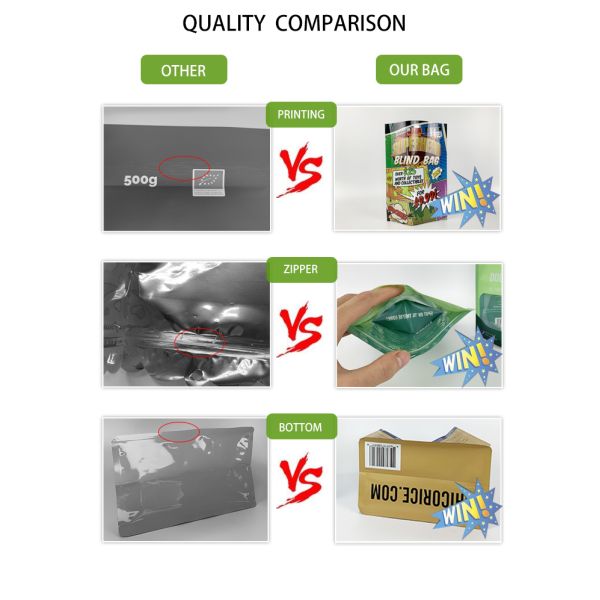 1kg Rice Packaging Bag Vacuum Grain Package