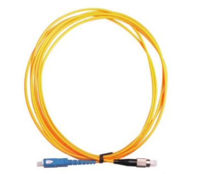 FC - cabo de fibra ótica de fibra ótica do único modo do núcleo do cabo de remendo do SC único