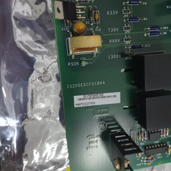 GE IS200EDCFG1BAA Exciter DC Feedback Board 100 mm Largeur nette