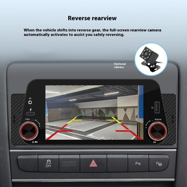 Creatall Single-Cylinder 5-Inch Smart for BT Car MP5 Player Wireless Carplay/Auto Navigation Dashboard Reversing Interconnection